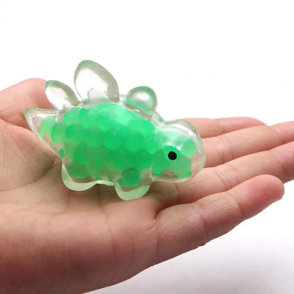 10Pcs Safe Sensory Stress Balls Dinosaur Doll Relieve Boredom Vent Toys Mini Dinosaur Squeeze Ball Kids Sensory Toys