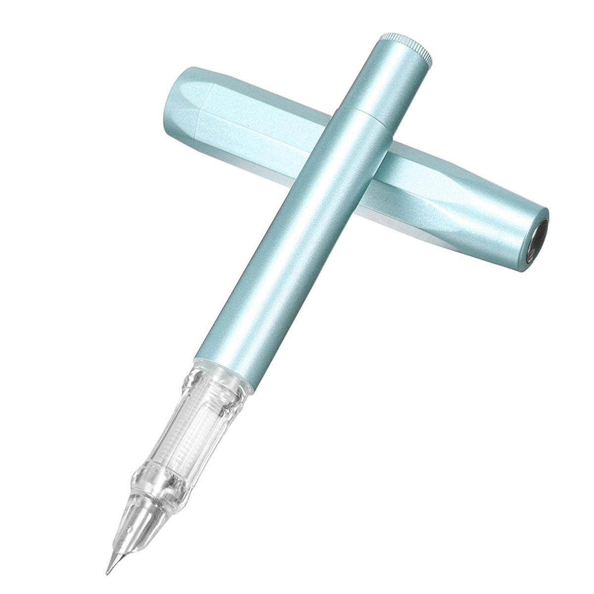 Kawaii Pocket Travel Iraurita Fountain Pen 0.38mm/0.5mm Ink Pens Simple Fashion [0.38Blue 0.38Blue