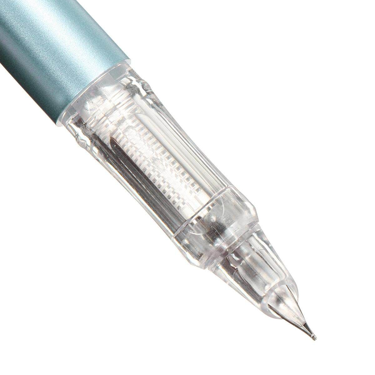 Kawaii Pocket Travel Iraurita Fountain Pen 0.38mm/0.5mm Ink Pens Simple Fashion [0.38Blue 0.38Blue