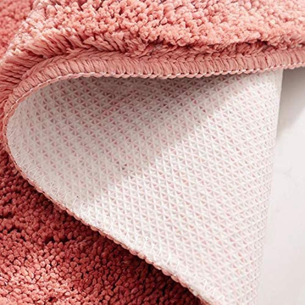 Cartoon Peach Flocking Carpet Floor Mat,for Home&Bathroom