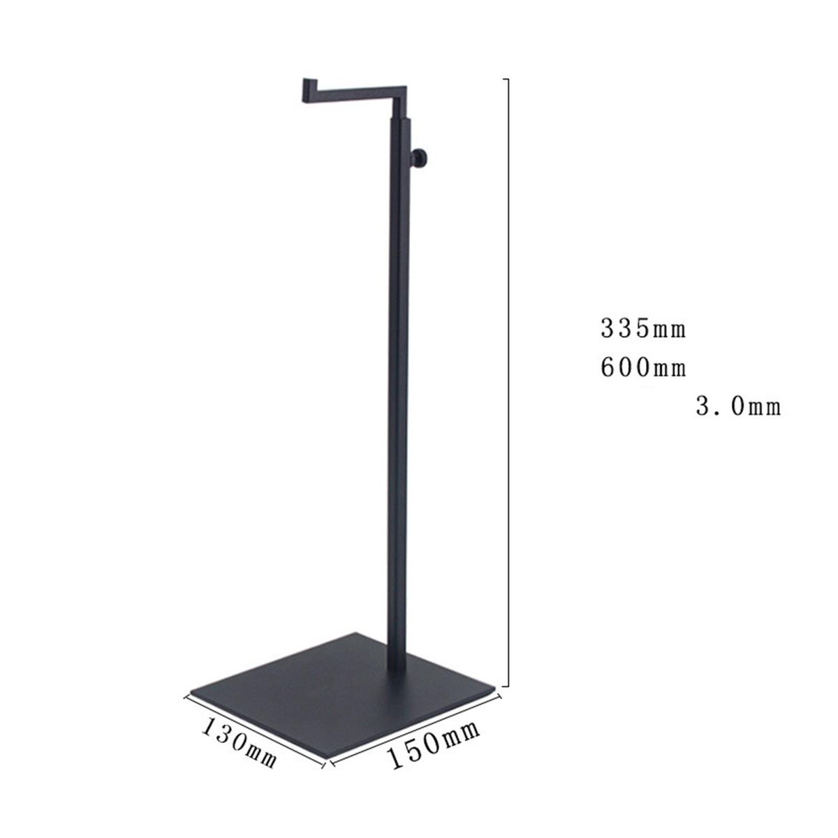 Handbag Display Rack Purse Stand Bags Stainless Steel Holder For Black
