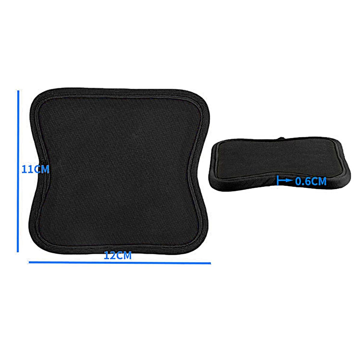 1 Pair Dumbbell Handle Mat Anti-break Dumbbell Handle Mat Black