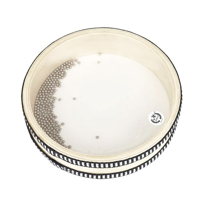 6-inch Transparent Wave Drum Natural Color Ocean Drum Early