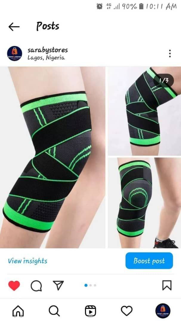 Adjustable Knee Support And Knee Sleeve Brace