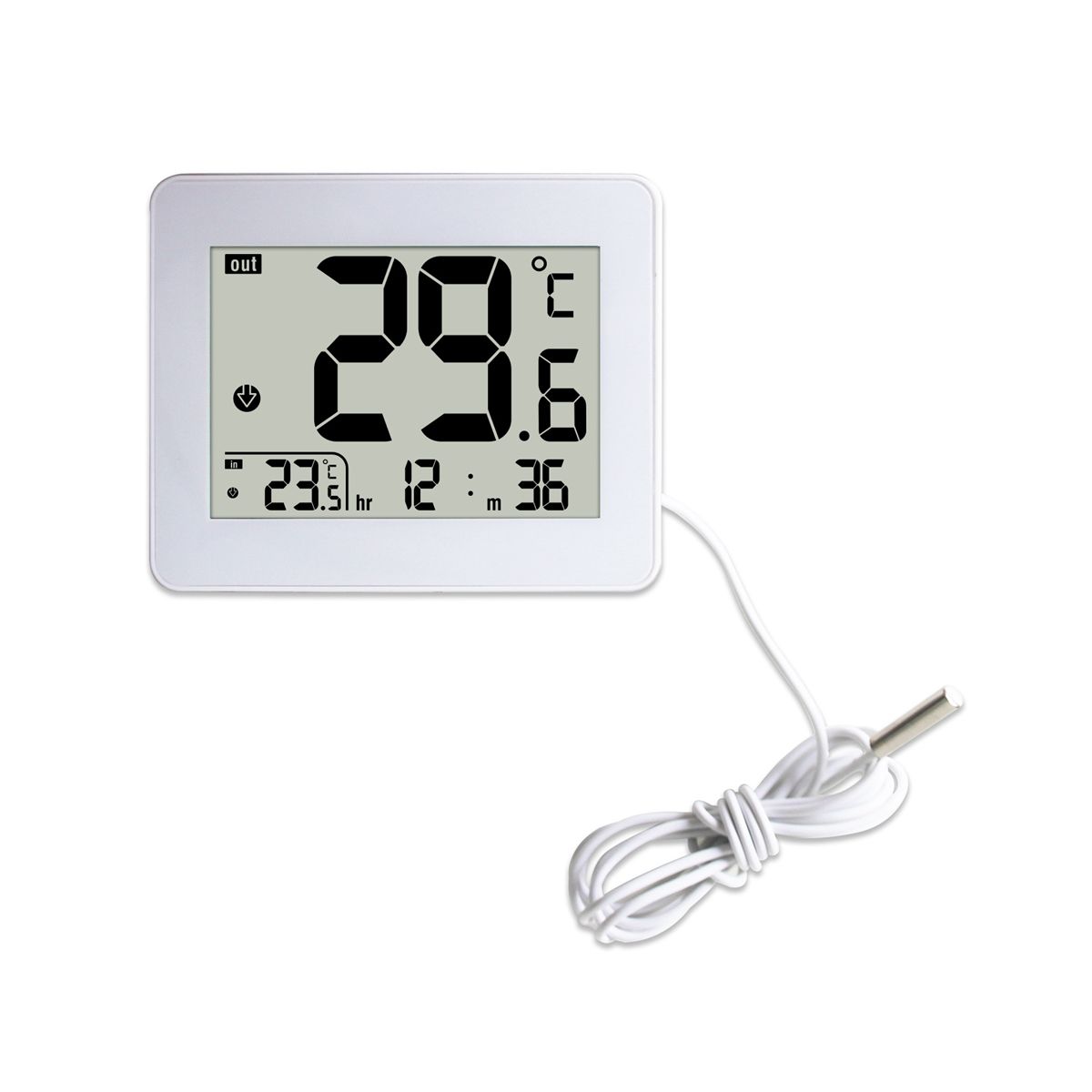 Digital Double  Outdoor Indoor  Elderly Children's Room Electronic Temperature Controller White