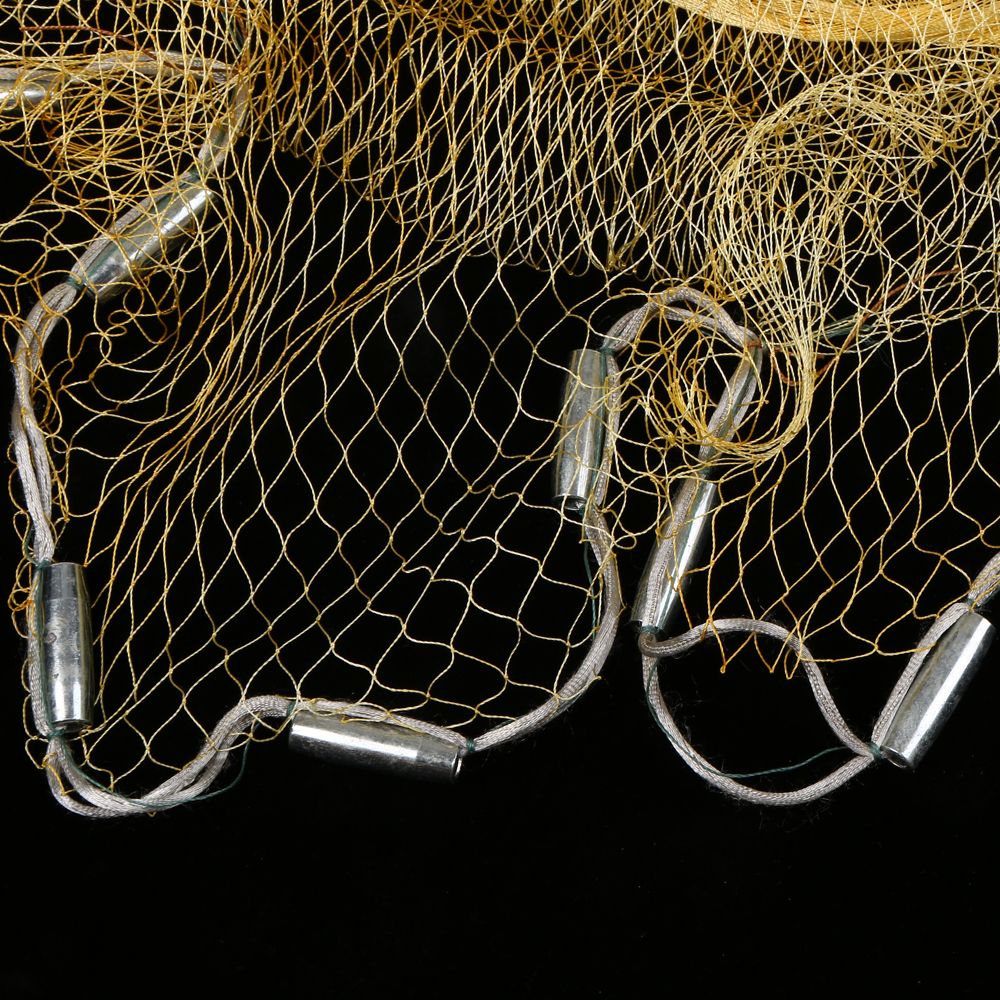 3.2 * 2m Nylon Monofilament Fish Gill Net For Hand Casting