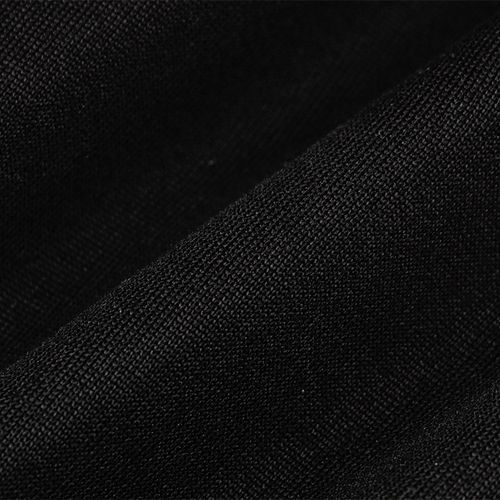 Letter Long-sleeved Zipper Cardigan Plus Fleece Sweater (Black)