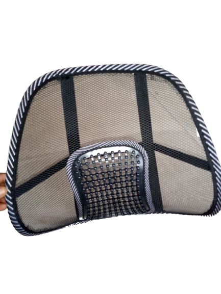 Extra Comfortable Adjustable Breathable Cool Black Mesh Lumbar Back Support