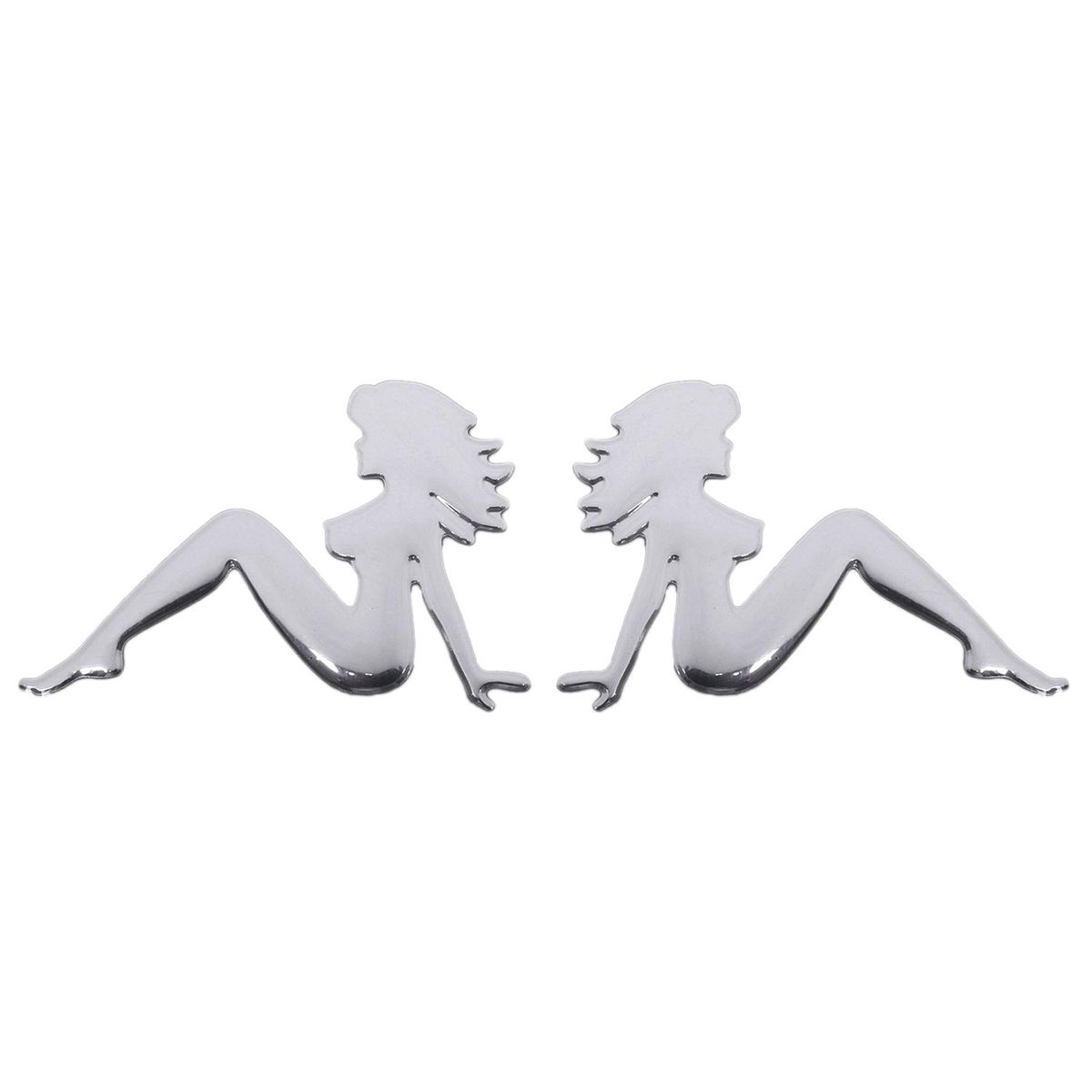 lady car vehicle decoration sticker emblem logo badge