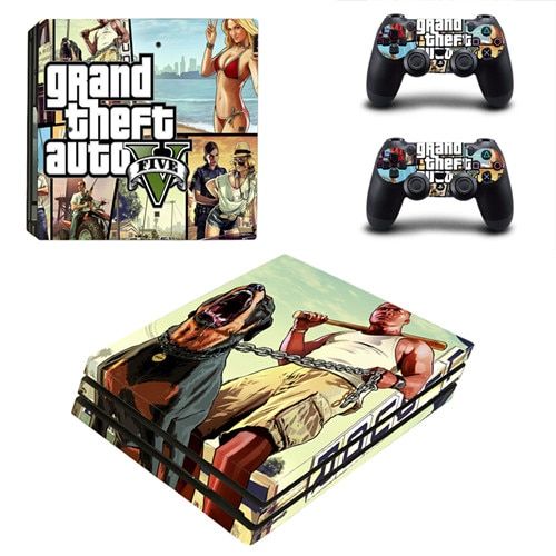 Grand Theft Auto V GTA 5 PS4 Pro Skin Sticker For