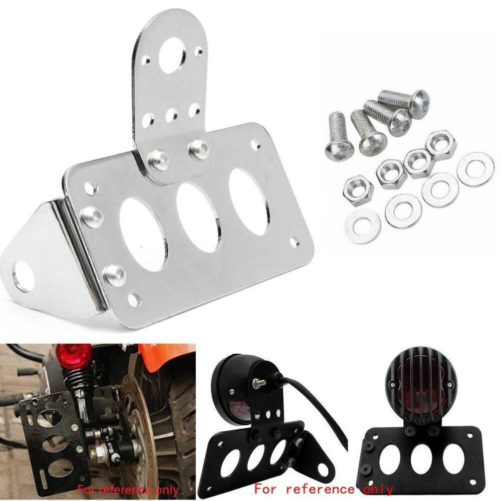 General Taillight Side Mount Bracket Motorcycle Plate For Harley Chopper