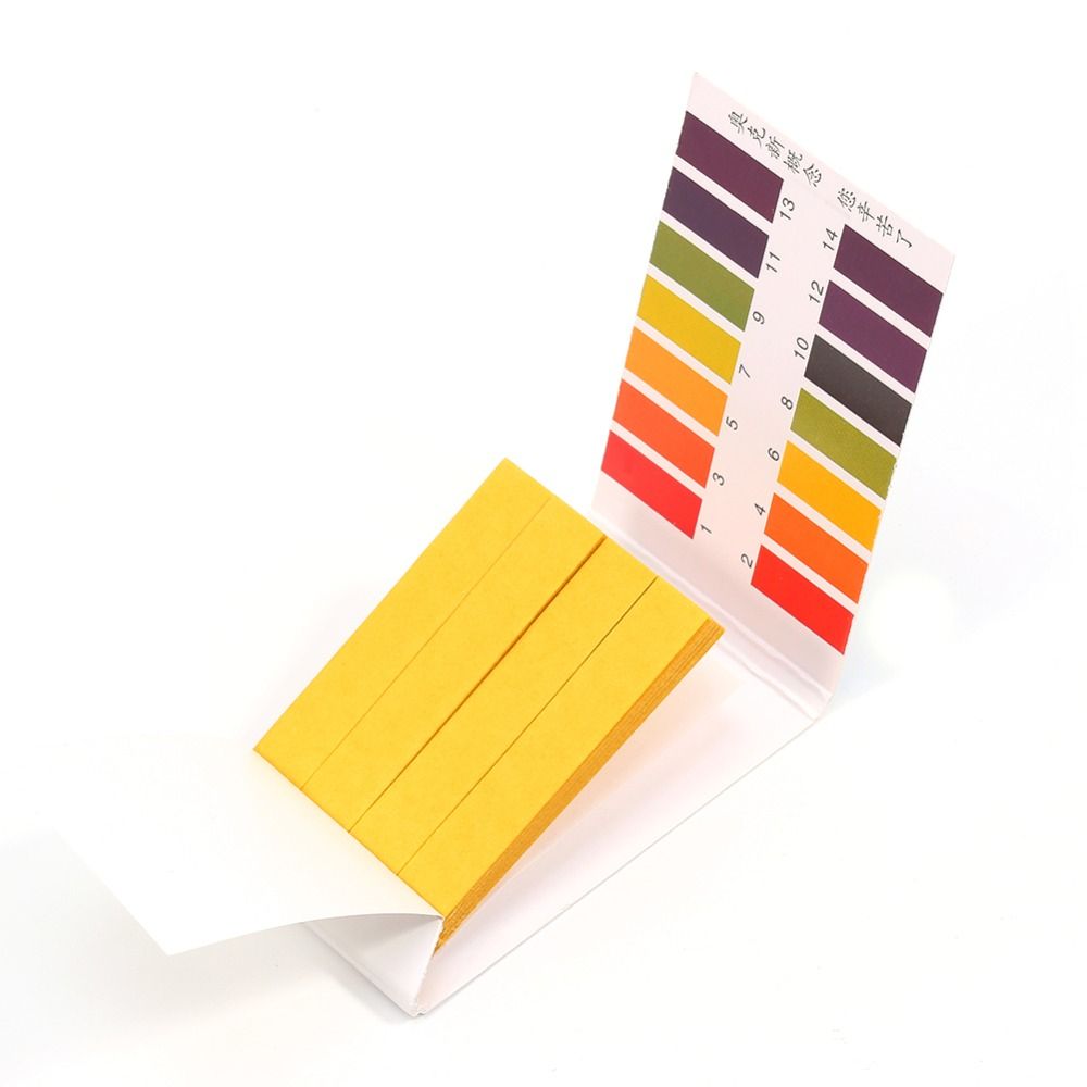 80 Strips/Set 45x7mm Full Range 1-14 PH Alkaline Acid Test Paper Water Cosmetics Soil Litmus Test Strips Kit PH Indicator Meter