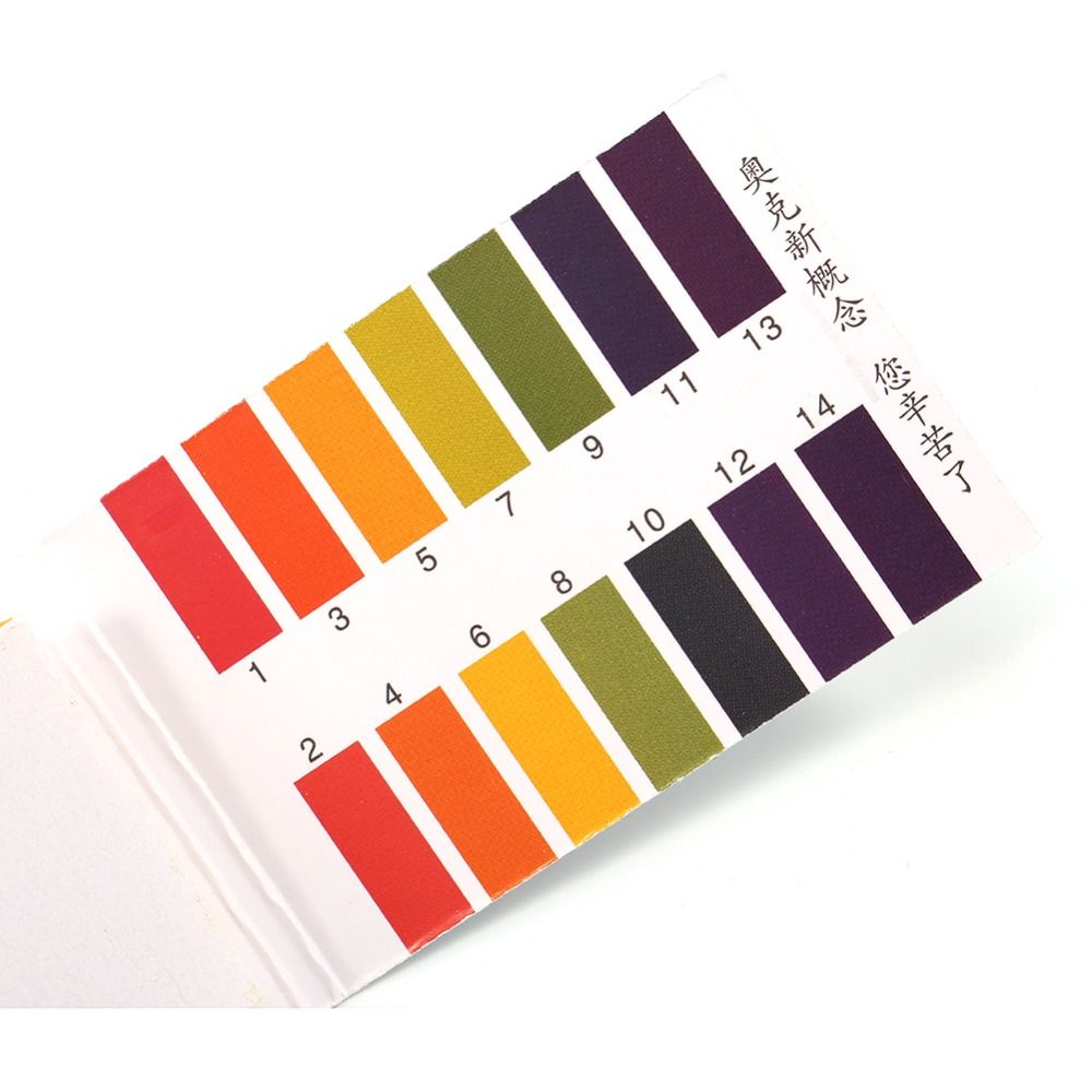 80 Strips/Set 45x7mm Full Range 1-14 PH Alkaline Acid Test Paper Water Cosmetics Soil Litmus Test Strips Kit PH Indicator Meter