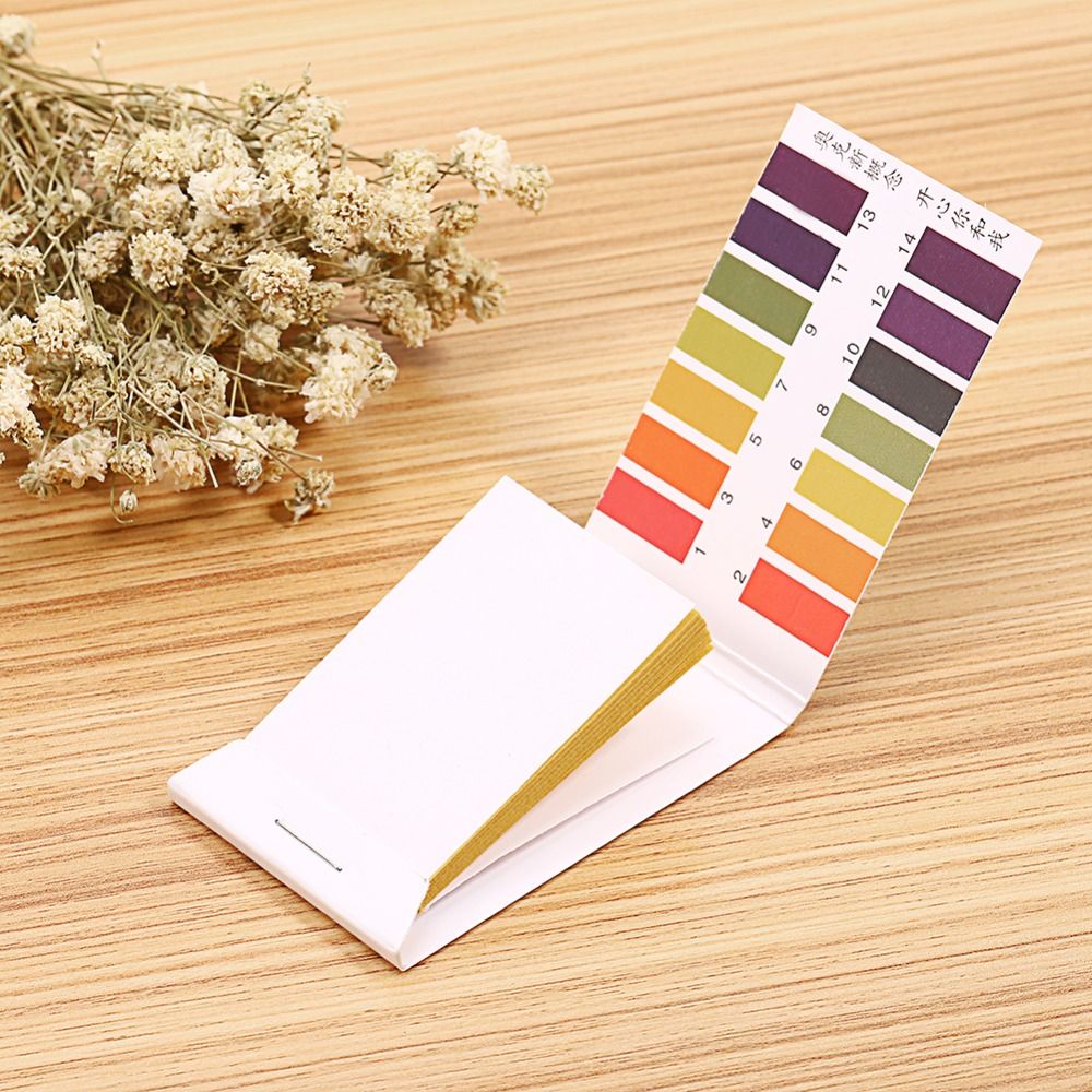 80 Strips/Set 45x7mm Full Range 1-14 PH Alkaline Acid Test Paper Water Cosmetics Soil Litmus Test Strips Kit PH Indicator Meter