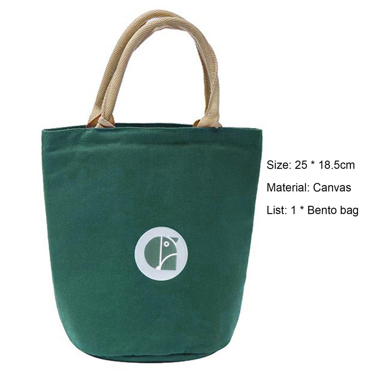 Bento Tote Bag Universal Outdoors Thermal Bento Bag Green