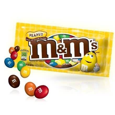 Peanut M&m's Milk Chocolate Candies - 24pieces