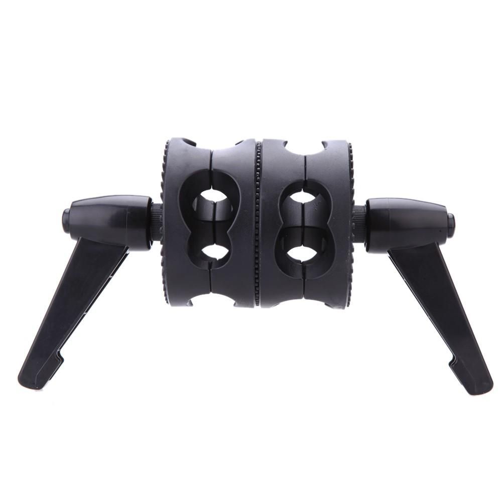 Dual Swiveling Grip Head Angle Clamp for Photo Studio Boom Arm Reflector Holder Stand