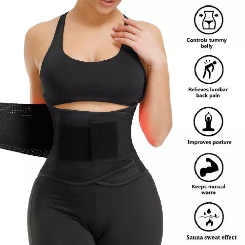Waist Trainer Belt For Women Men Waist Trimmer Belt Weight Loss Fitness Belt