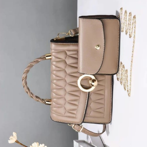 Ladies Portable Handbag - Caramel