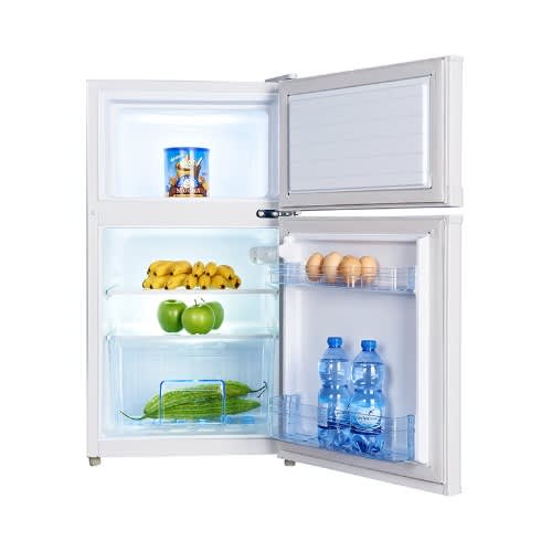 80L Double Door Refrigerator Has Large Freezer Compartment Hrf-80bex
