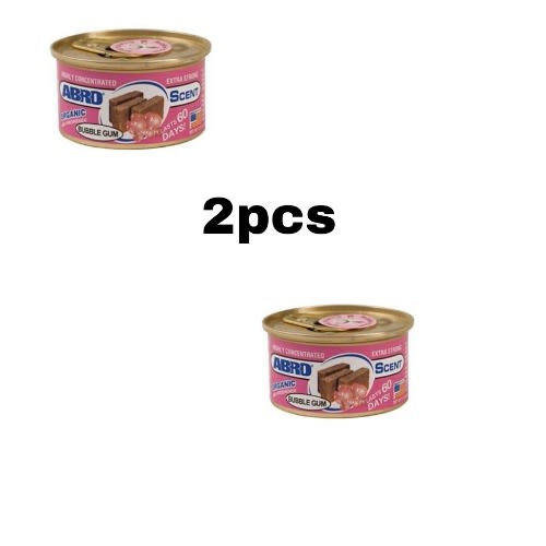 Car Abro Air Freshener Bubble Gum X2pcs