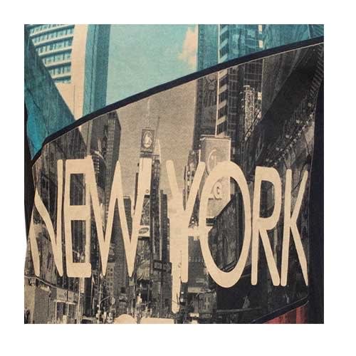 New York Print T-shirt - Black