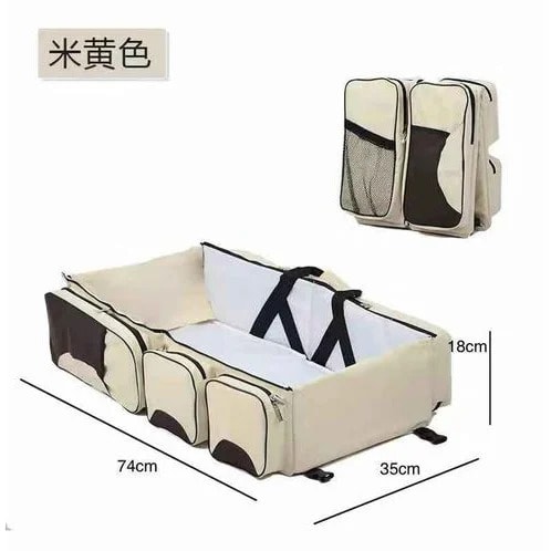 3 In 1 Diaper Bag And Bed - Large
