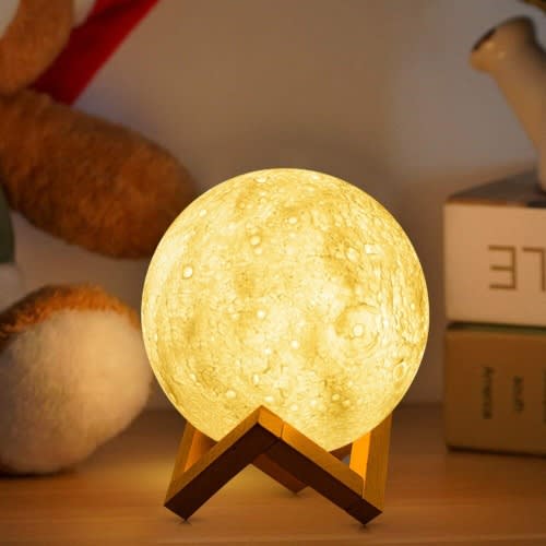 Led 3d Color Changing Rechargeable Moon Light