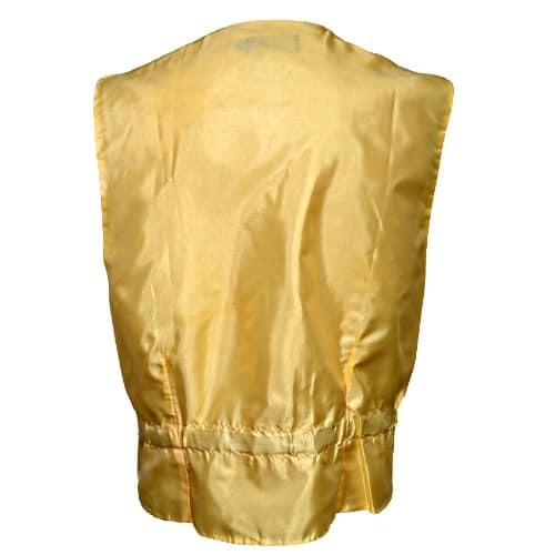 Gold Detailed Waistcoat-Gold & Silver - MWC-1800