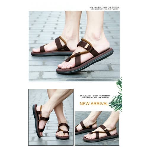 Convertible Breathable Unisex Sandals - Brown