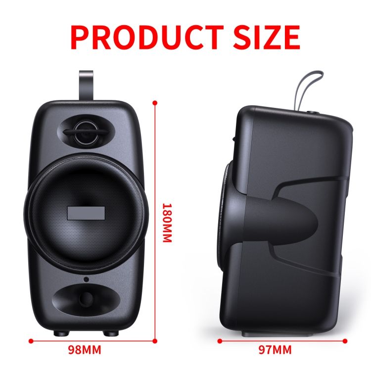 Portable Cylindrical Bluetooth Speaker