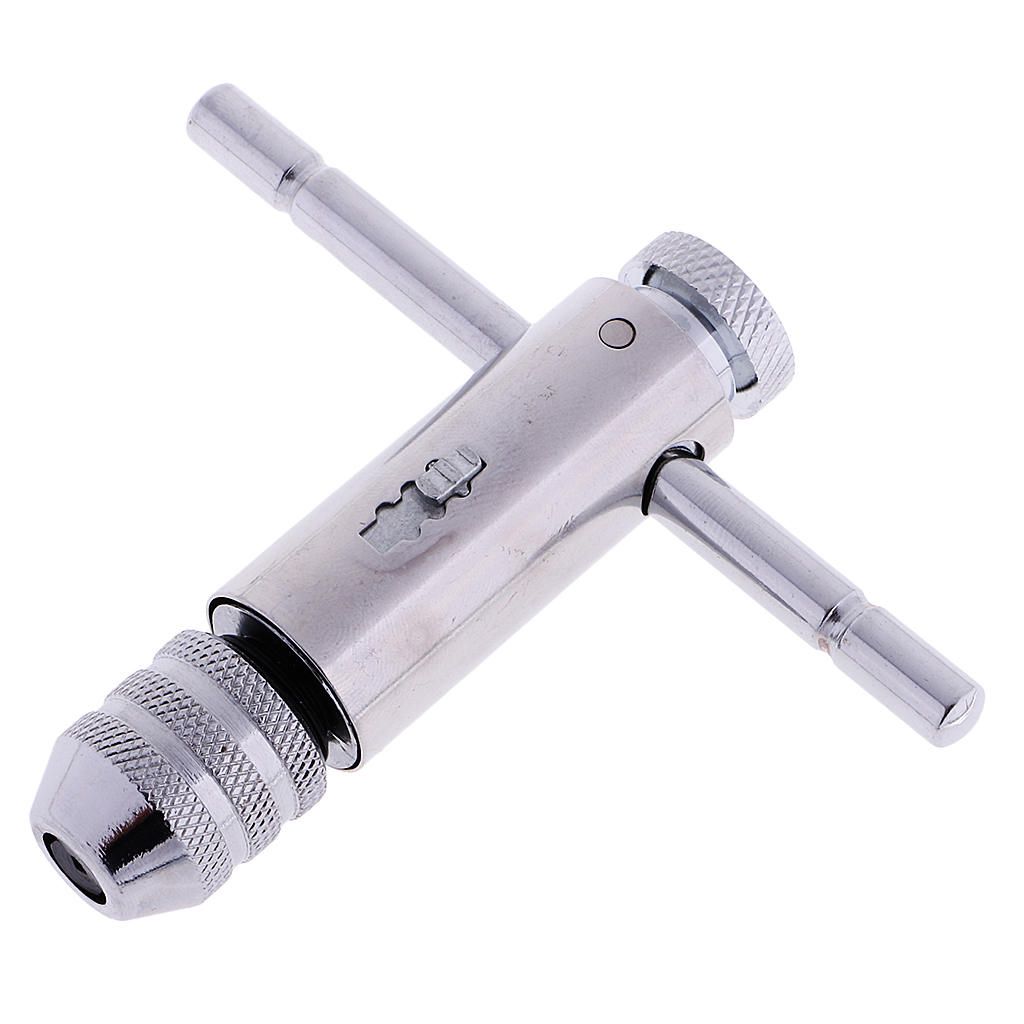 Carbon Steel T-Handle Reversible Tap Wrench Tapping Threading Tool M3
