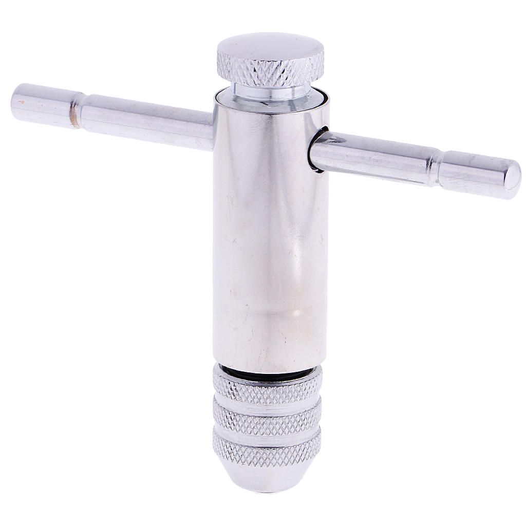 Carbon Steel T-Handle Reversible Tap Wrench Tapping Threading Tool M3