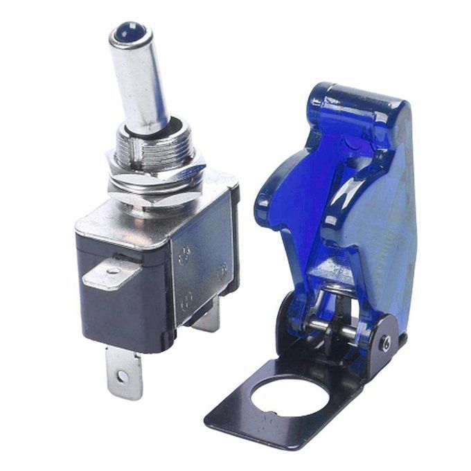 1pc Rocker Toggle Switch Auto Car Truck Led Toggle Switch 12V20A Blue