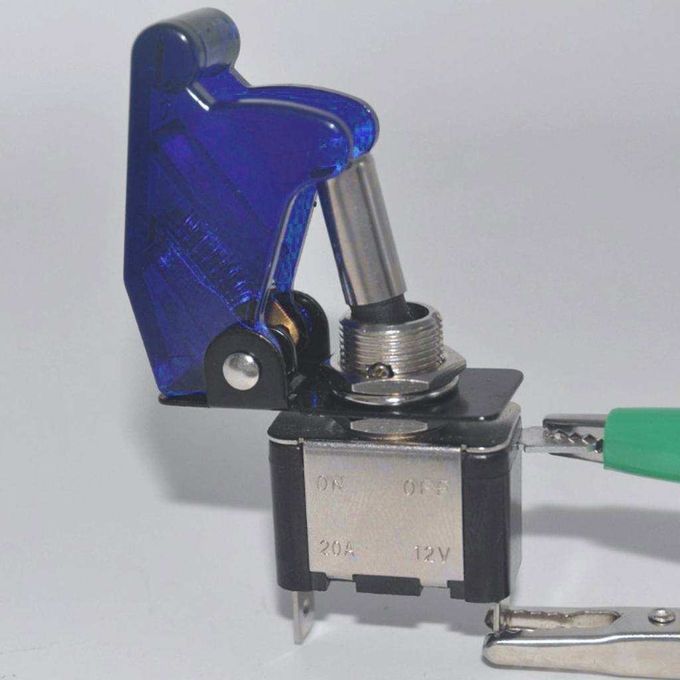 1pc Rocker Toggle Switch Auto Car Truck Led Toggle Switch 12V20A Blue