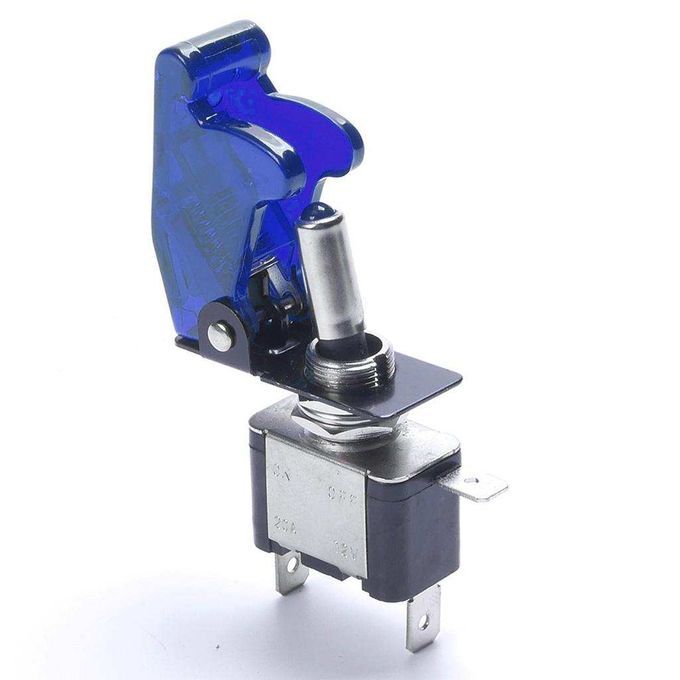 1pc Rocker Toggle Switch Auto Car Truck Led Toggle Switch 12V20A Blue