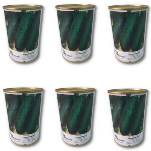 Pop Vriend - Marketmore Cucumber Seeds - 100 Grams - 6 Tins