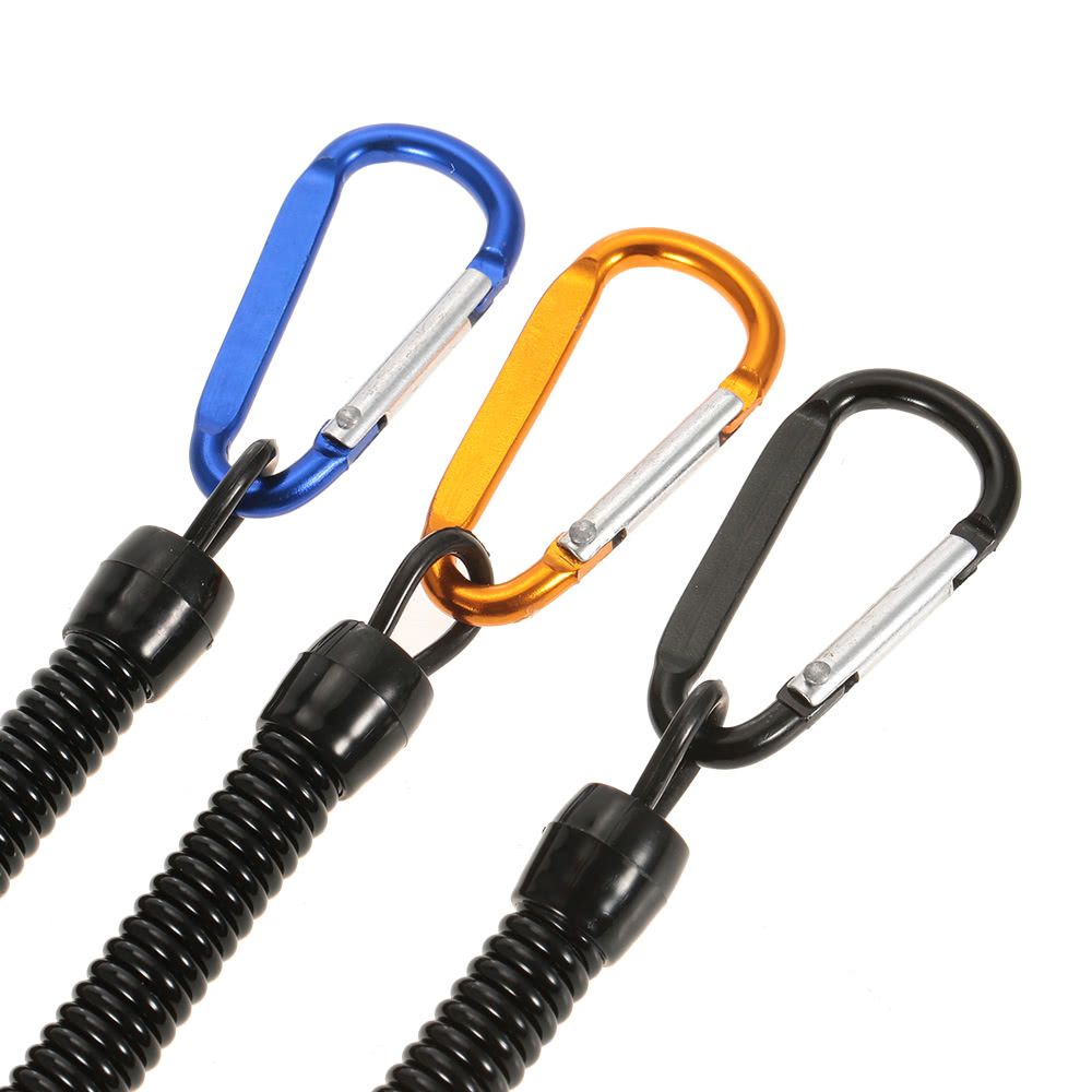 6PCS Fishing Coiled Lanyards Boating Fishing Ropes Tackle