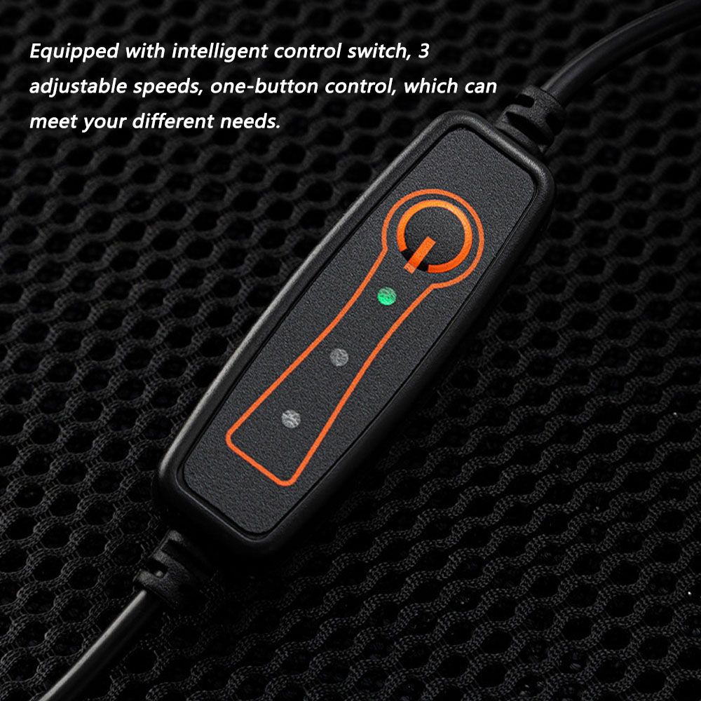 Car Ventilated Cushion Summer Seat Cooler USB Automotive