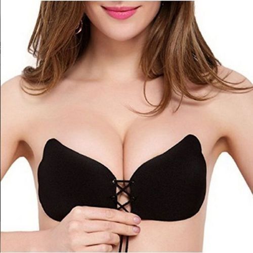 Silicone Adhesive Sticky Invisible Push Up Strapless Bra