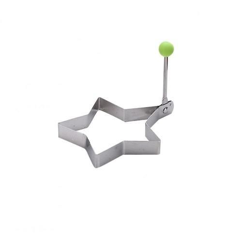 Stainless Steel Omelette Maker Egg Mould Pancake Mould(Star-shaped 11x9cm)