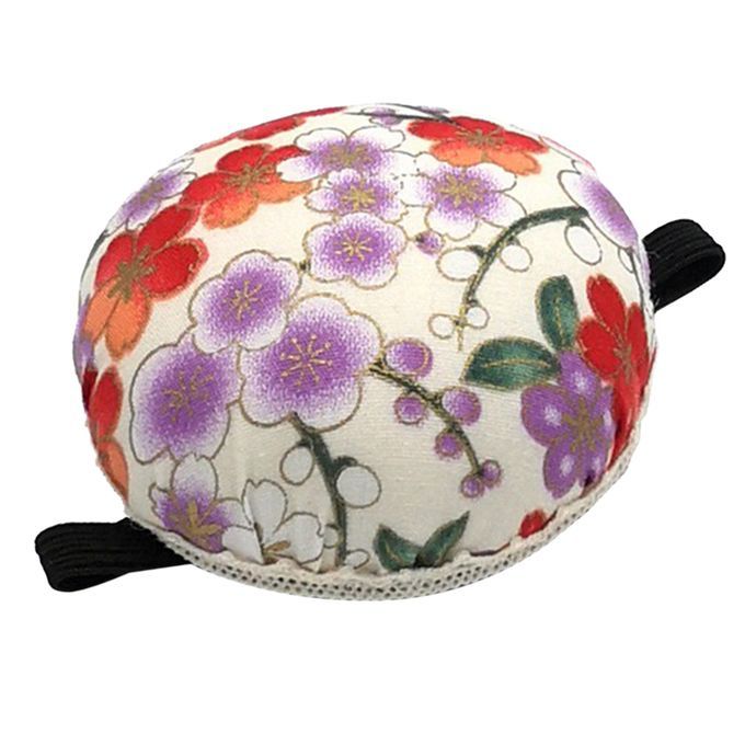 Sewing /Pin Cushion Wrist Pin  Holder Safety Craft Beige 1