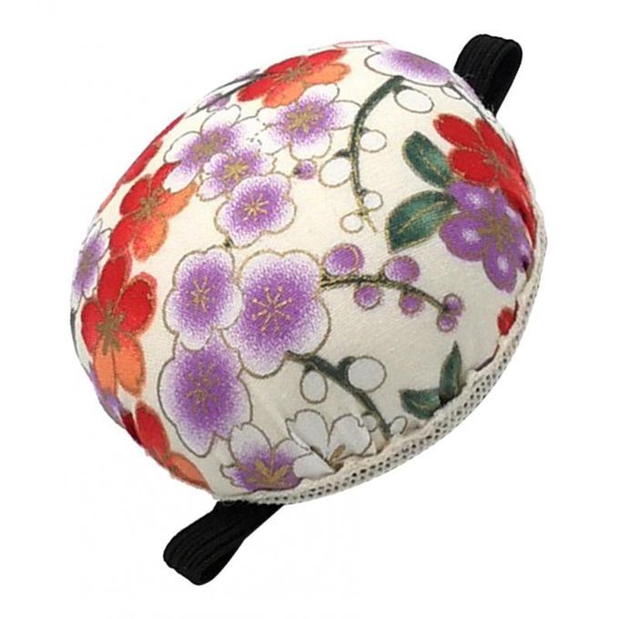 Sewing /Pin Cushion Wrist Pin  Holder Safety Craft Beige 1