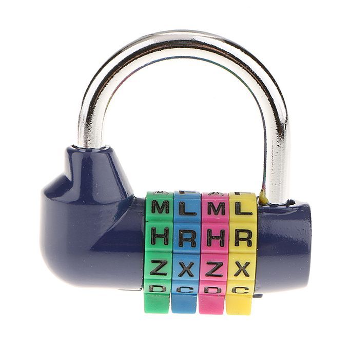 2x4Dial Combination Lock Resettable Padlock For TravelCase Toolbox