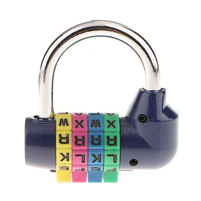2x4Dial Combination Lock Resettable Padlock For TravelCase Toolbox