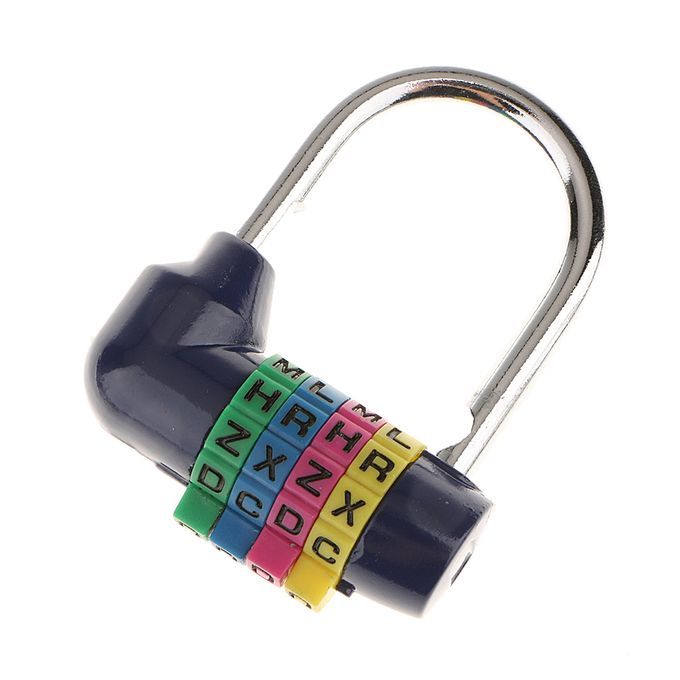 2x4Dial Combination Lock Resettable Padlock For TravelCase Toolbox