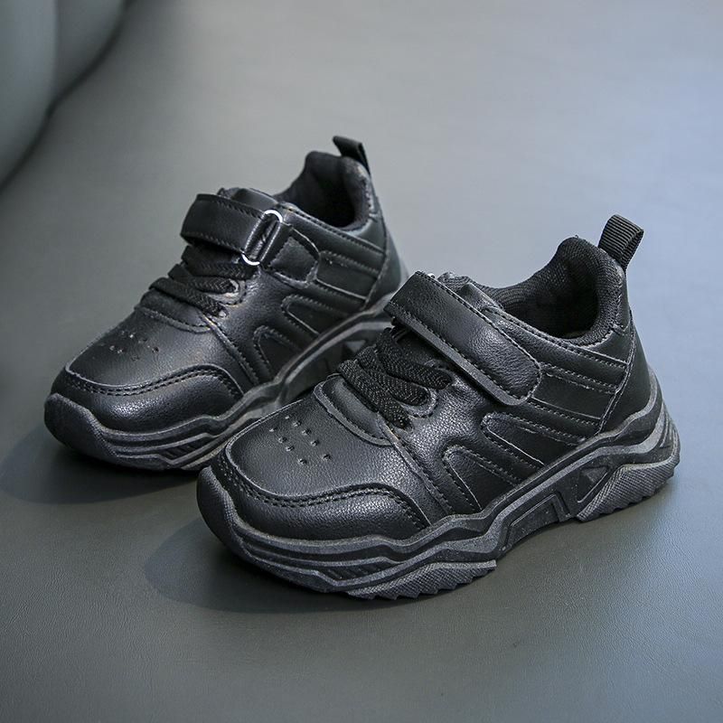 Children'S Sneakers Leather Sneakers Black
