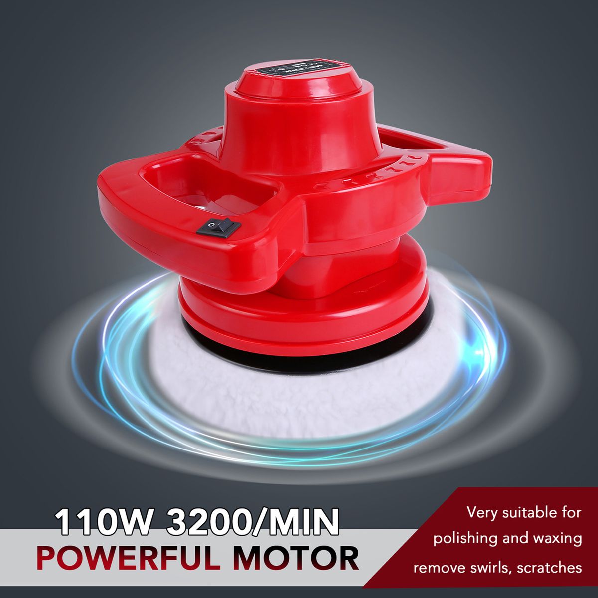 Random Orbital Polisher 10 Inch 250MM Car Eccentric Polisher