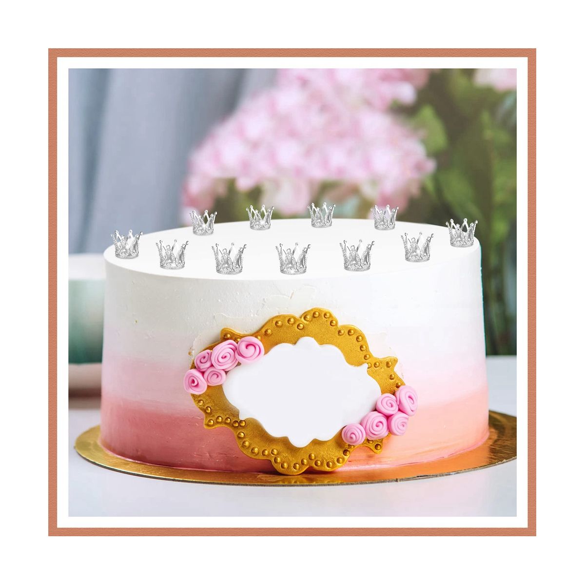 12Pcs Crown Cake Topper Mini Baby Crown Queen Crown Small