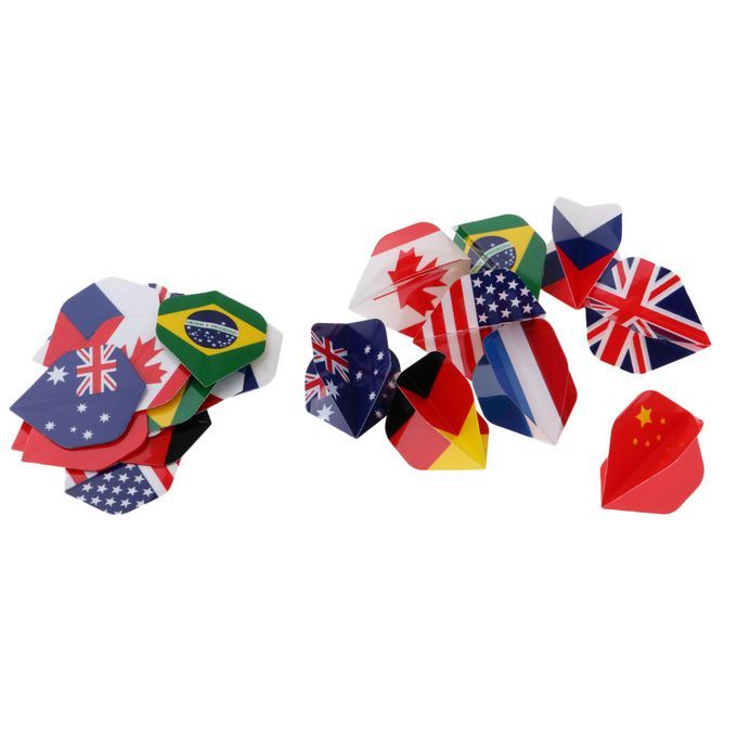 Standard Dart Flights Professional Durable Darts Tails Wings 27  Flags